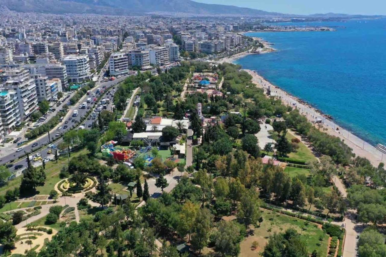 Paleo Faliro Athens Fully Equipped 2 Bedrooms 90 Sqm Big Apartment 200M To Free Beach Dış mekan fotoğraf